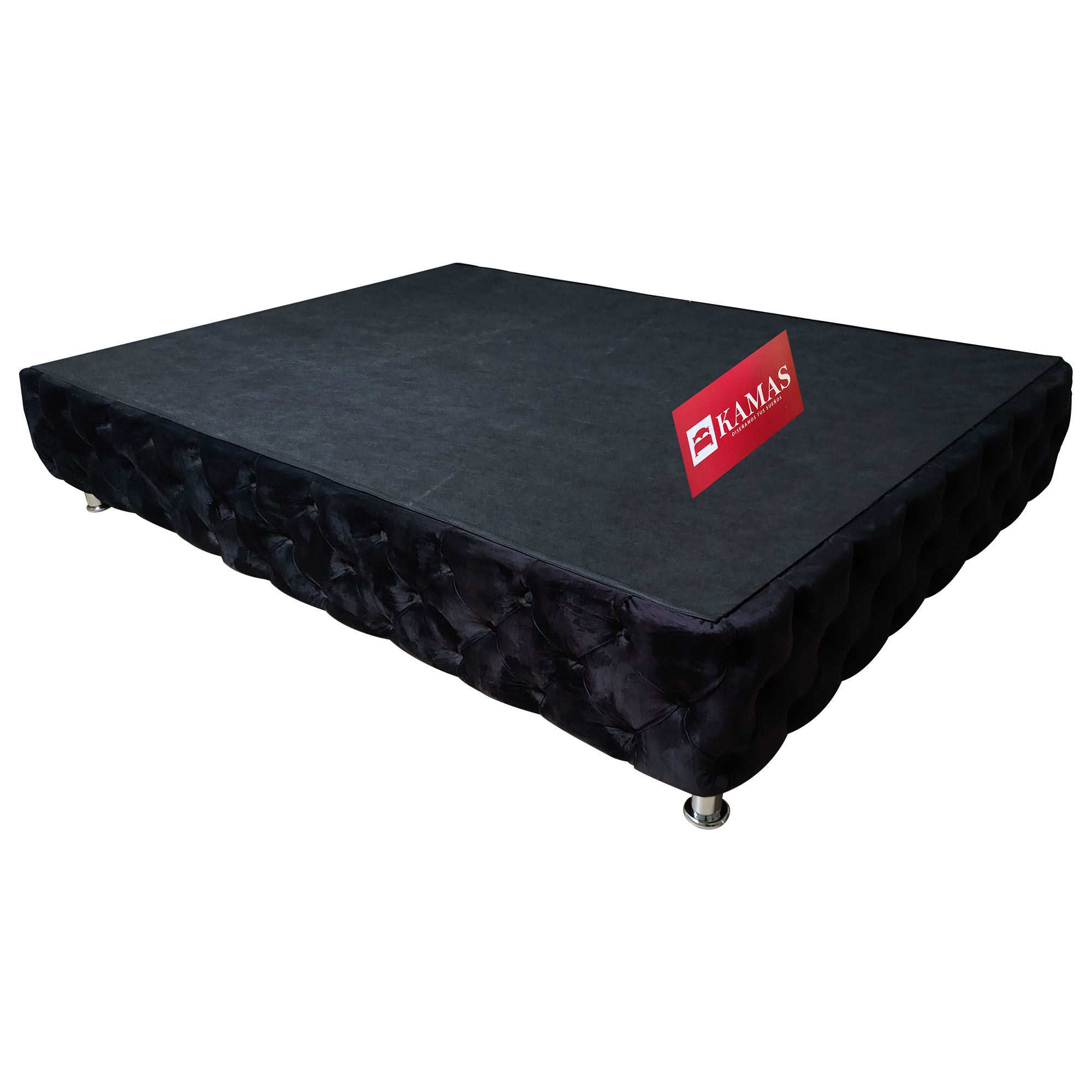 BOX TARIMA KAMAS 2 PLAZAS EUROPEA CAPITONEADA - NEGRO